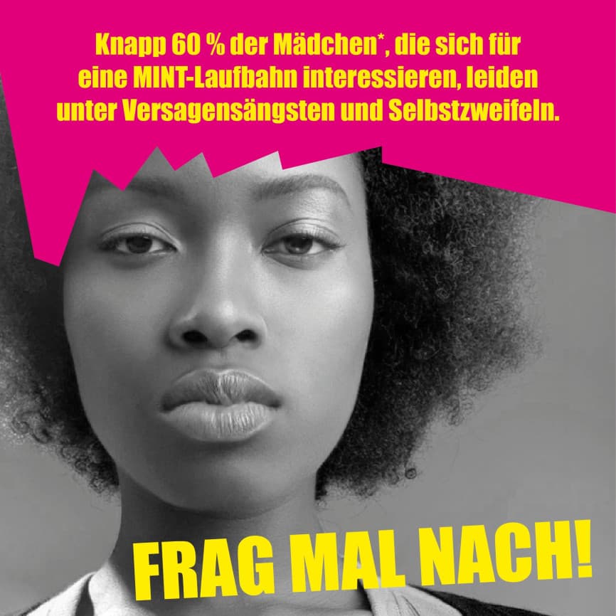 Was viele Mädchen* und junge Frauen* hören: „So sensibel darfst du dann aber nicht sein! Technik ist nichts für Mädchen*. Leicht wirst du‘s nicht haben. Das ist nichts für deine zarten Hände. Du bist viel zu schwach dafür. Dass du so gut Mathe kannst, hätte ich nicht gedacht. Das ist doch viel zu schwer für dich! Ich bin ja gespannt, ob dich wer ernst nimmt. So ein Job passt doch gar nicht zu dir.“ Frag mal nach!

Inhalt und Gestaltung: @verein_amazone 
Entstanden im Projekt stark.frei.selbstbestimmt. (Link zum Projekt in Bio)
@netzwerk_fmbs @sprungbrett @verein.mafalda @verein_aranea @vereinequaliz 

Zahl / Quelle: Gaisch / Rammer / Sterrer / Takacs (2023): Wie MINT gewinnt. Assoziationen, Erfolgsfaktoren und Hemmnisse österreichischer Schülerinnen in Bezug auf eine Ausbildung in den MINT-Bereichen.

KI generiertes Bild. Künstliche Intelligenz arbeitet auf der Basis von Bildern im Netz. Daher werden vor allem „normschöne“ Personen und Körper abgebildet, die nicht der Realität entsprechen.