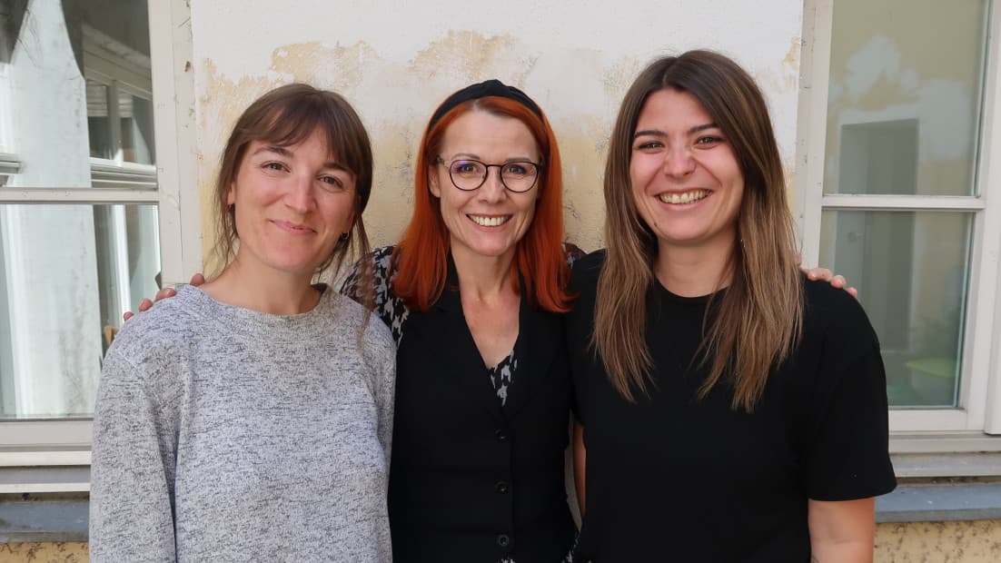Die Beraterinnen Larissa, Michaela und Ramona